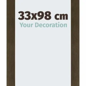 Bilderrahmen 33x98 cm - Bronze Dekor - MDF - Mura