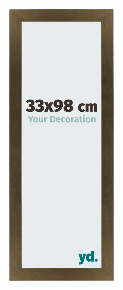 Bilderrahmen 33x98 cm - Bronze Dekor - MDF - Mura