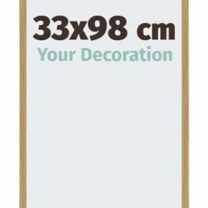 Bilderrahmen 33x98 cm - Buche Hell - Kunststoff - Evry
