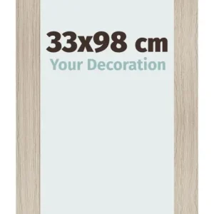 Bilderrahmen 33x98 cm - Eiche Hell - MDF - Pisa
