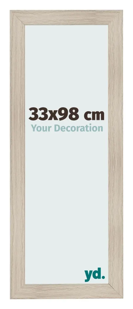 Bilderrahmen 33x98 cm - Eiche Hell - MDF - Pisa