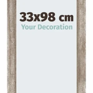 Bilderrahmen 33x98 cm - Metall Vintage - MDF - Mura