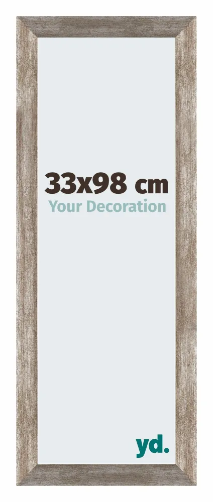 Bilderrahmen 33x98 cm - Metall Vintage - MDF - Mura