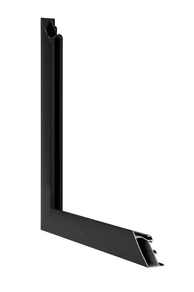 Bilderrahmen 33x98 cm - Schwarz Gebürstet - Aluminium - Tucson