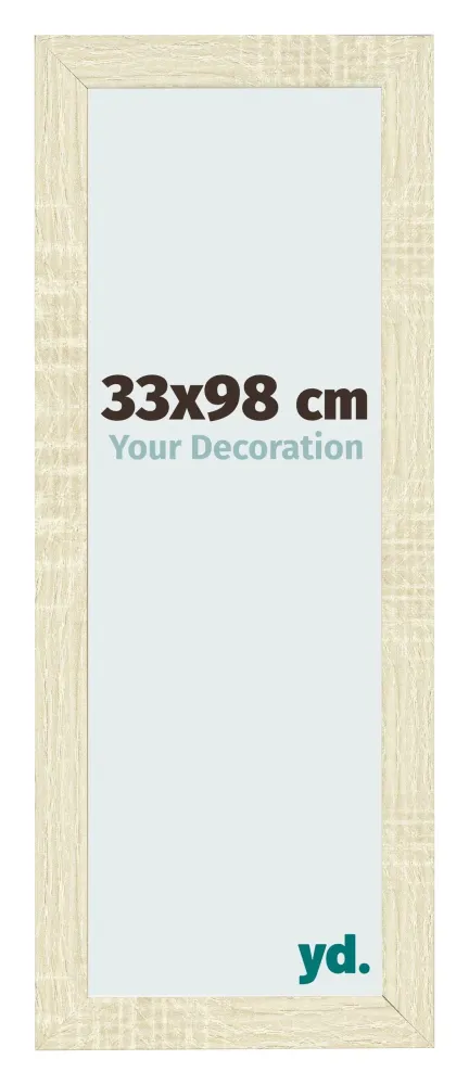 Bilderrahmen 33x98 cm - Sonoma Eiche - MDF - Pisa