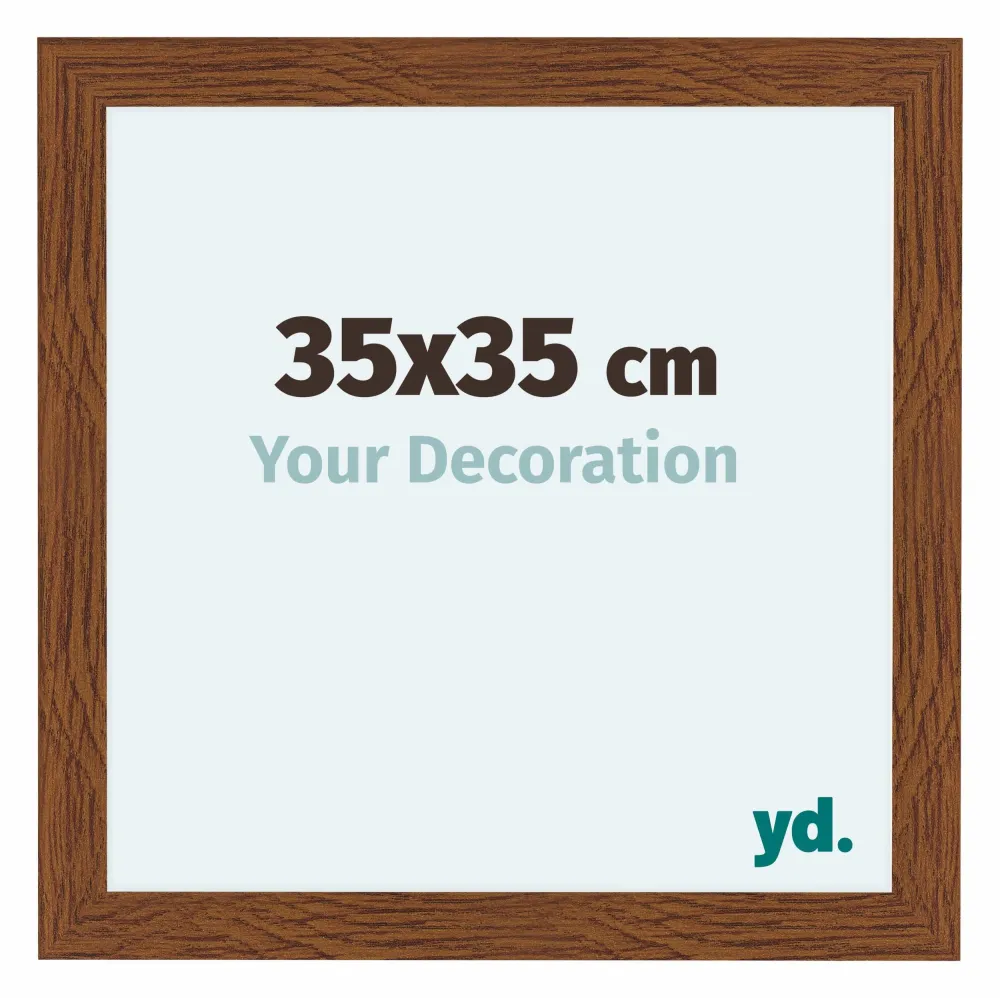 Bilderrahmen 35x35 cm - Eiche Rustikal - MDF - Como