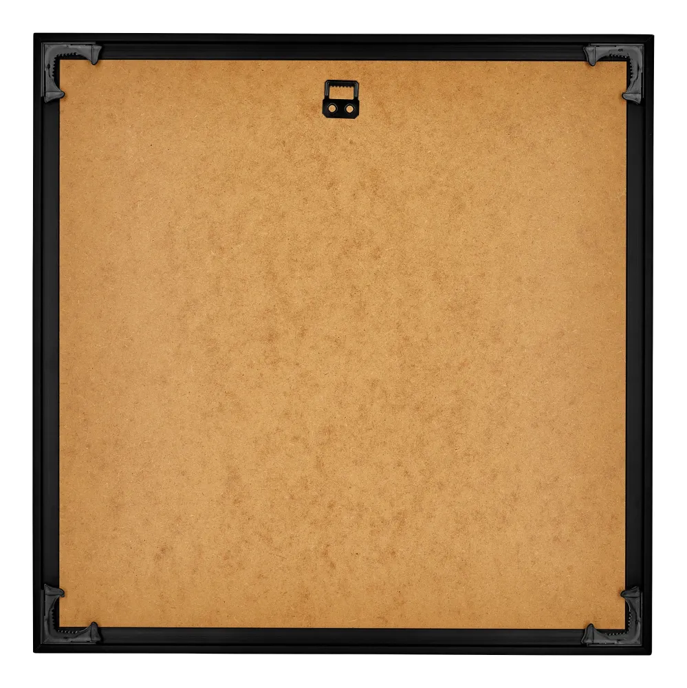 Bilderrahmen 35x35 cm - Schwarz Matt - Kunststoff - Evry