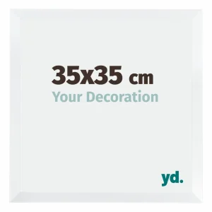 Bilderrahmen 35x35 cm - Weiss - MDF - Catania