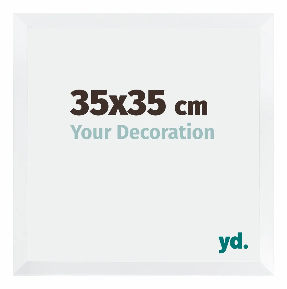 Bilderrahmen 35x35 cm - Weiss - MDF - Catania