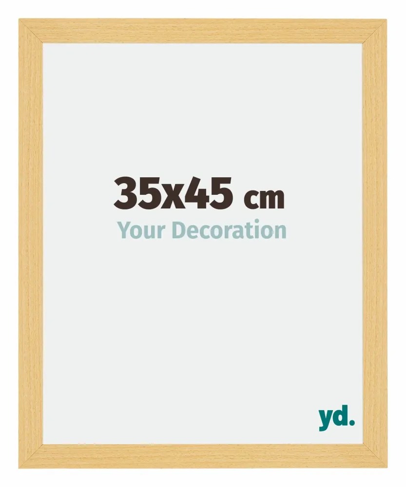 Bilderrahmen 35x45 cm - Buche Dekor - MDF - Mura