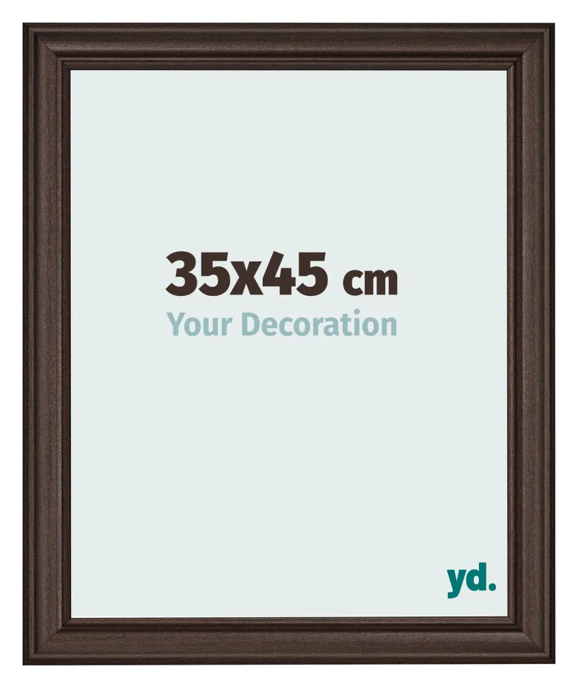 Bilderrahmen 35x45 cm - Eiche Dunkel - MDF - Lazio