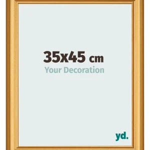 Bilderrahmen 35x45 cm - Gold Matt - MDF - Lazio