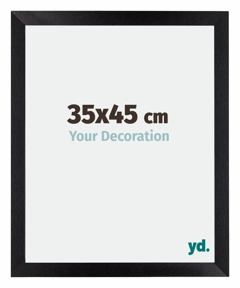 Bilderrahmen 35x45 cm - Schwarz Matt - MDF - Mura
