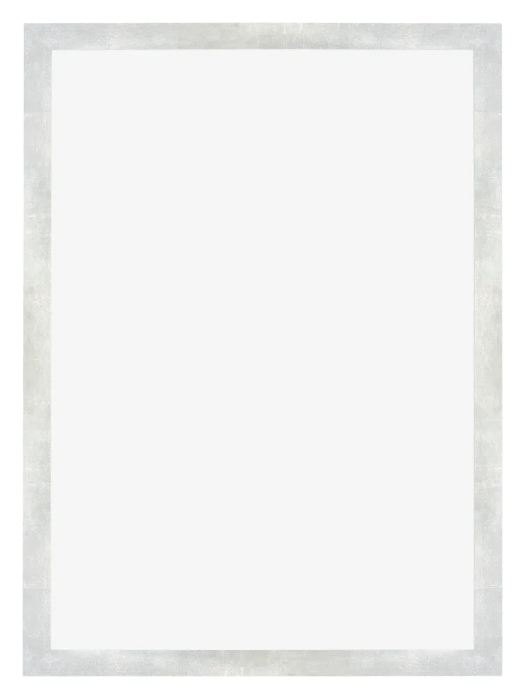 Bilderrahmen 35x50 cm - Silberglanz Vintage - MDF - Mura