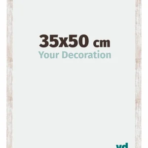 Bilderrahmen 35x50 cm - White Wash - MDF - Catania