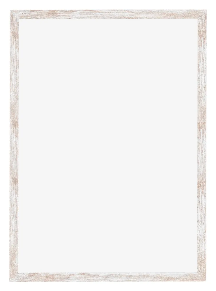 Bilderrahmen 35x50 cm - White Wash - MDF - Catania