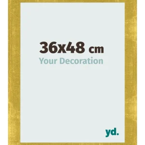 Bilderrahmen 36x48 cm - Gold Vintage - MDF - Pisa