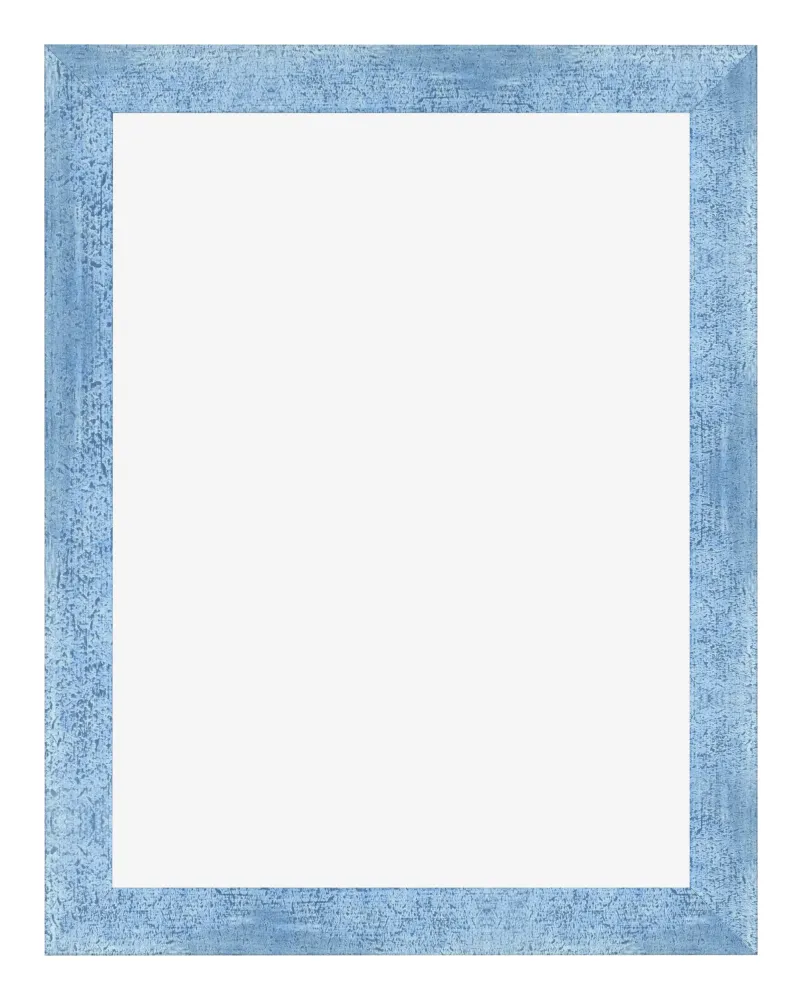Bilderrahmen 36x48 cm - Hellblau Gewischt - MDF - Pisa
