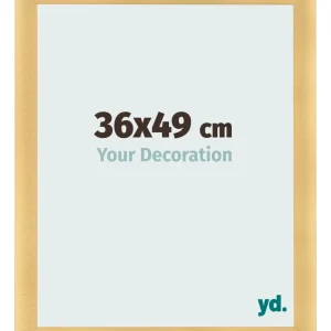 Bilderrahmen 36x49 cm - Gold Matt - MDF - Pisa