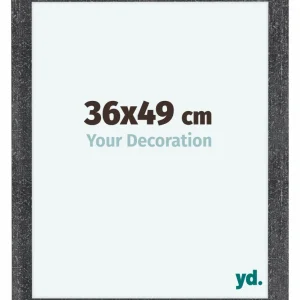 Bilderrahmen 36x49 cm - Grau Gewischt - MDF - Como