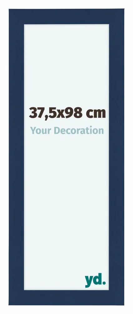 Bilderrahmen 37,5x98 cm - Dunkelblau Gewischt - MDF - Como