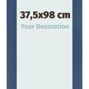 Bilderrahmen 37,5x98 cm - Dunkelblau Gewischt - MDF - Pisa
