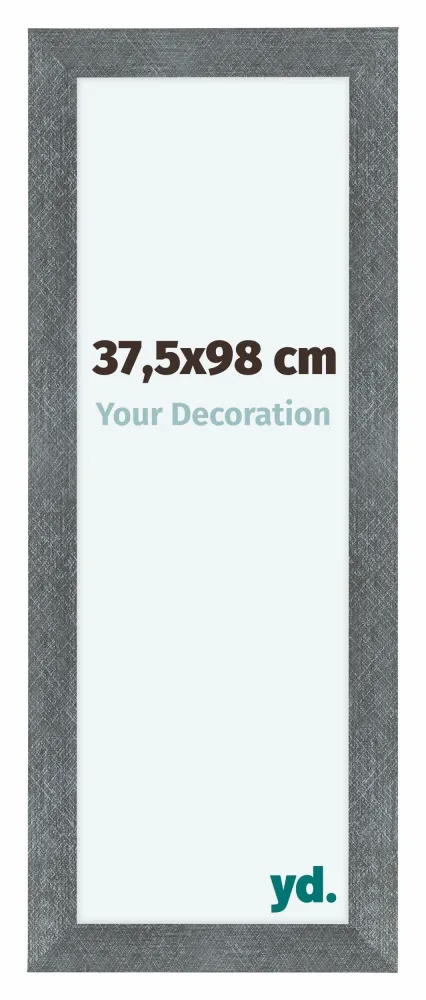 Bilderrahmen 37,5x98 cm - Eisen Gewischt - MDF - Como