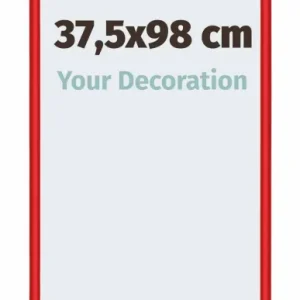 Bilderrahmen 37,5x98 cm - Ferrari Rot - Aluminium - New York