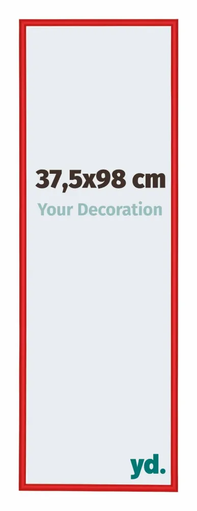 Bilderrahmen 37,5x98 cm - Ferrari Rot - Aluminium - New York