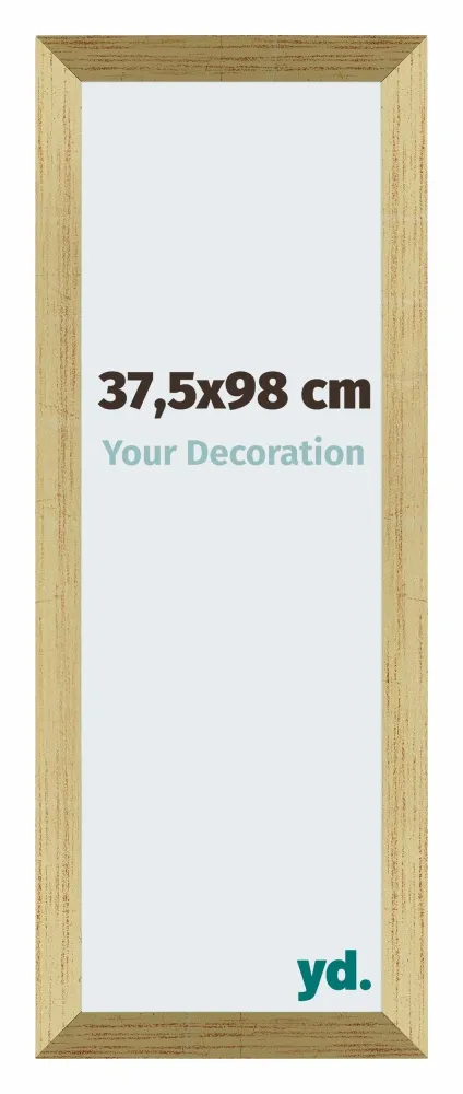 Bilderrahmen 37,5x98 cm - Goldglanz - MDF - Mura