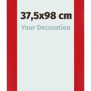 Bilderrahmen 37,5x98 cm - Rot - MDF - Pisa