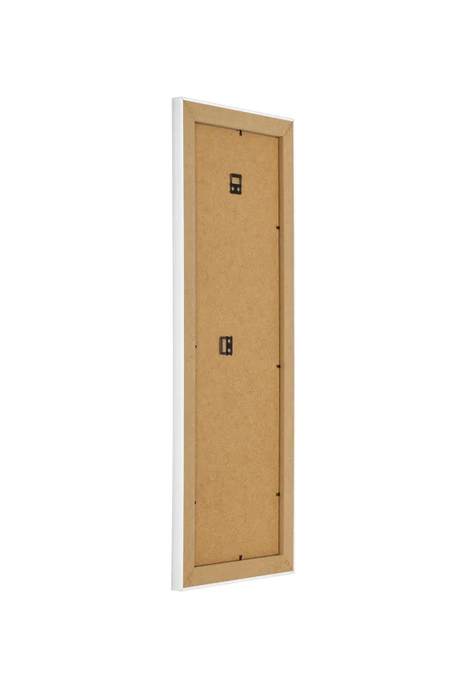 Bilderrahmen 37,5x98 cm - Weiß Hochglanz - MDF - Pisa