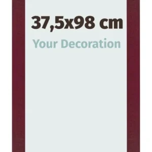 Bilderrahmen 37,5x98 cm - Weinrot Gewischt - MDF - Bologna