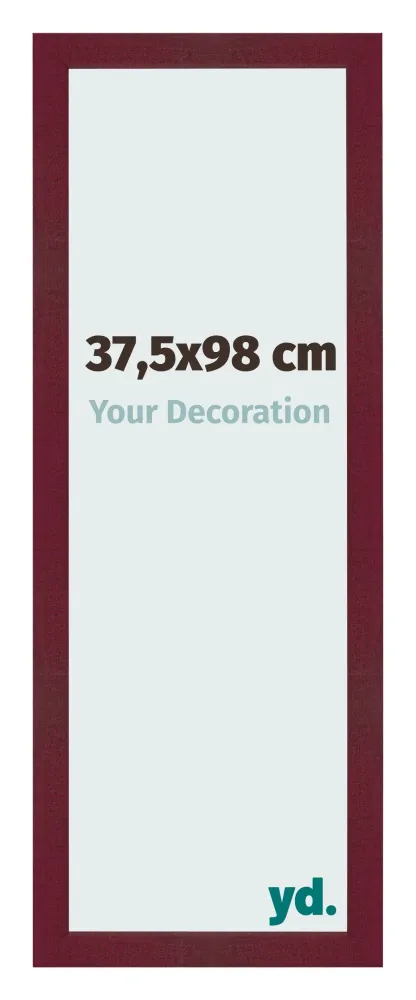Bilderrahmen 37,5x98 cm - Weinrot Gewischt - MDF - Bologna