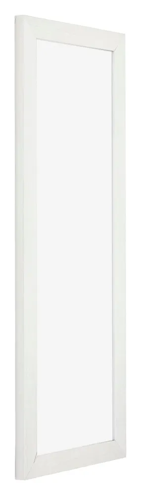 Bilderrahmen 37,5x98 cm - Weiss Gemasert - MDF - Mura
