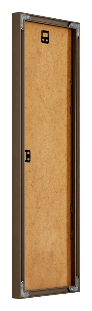 Bilderrahmen 37,5x98cm Nussbaum Struktur Aluminium New York