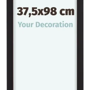Bilderrahmen 37,5x98cm Schwarz Aluminium Virginia