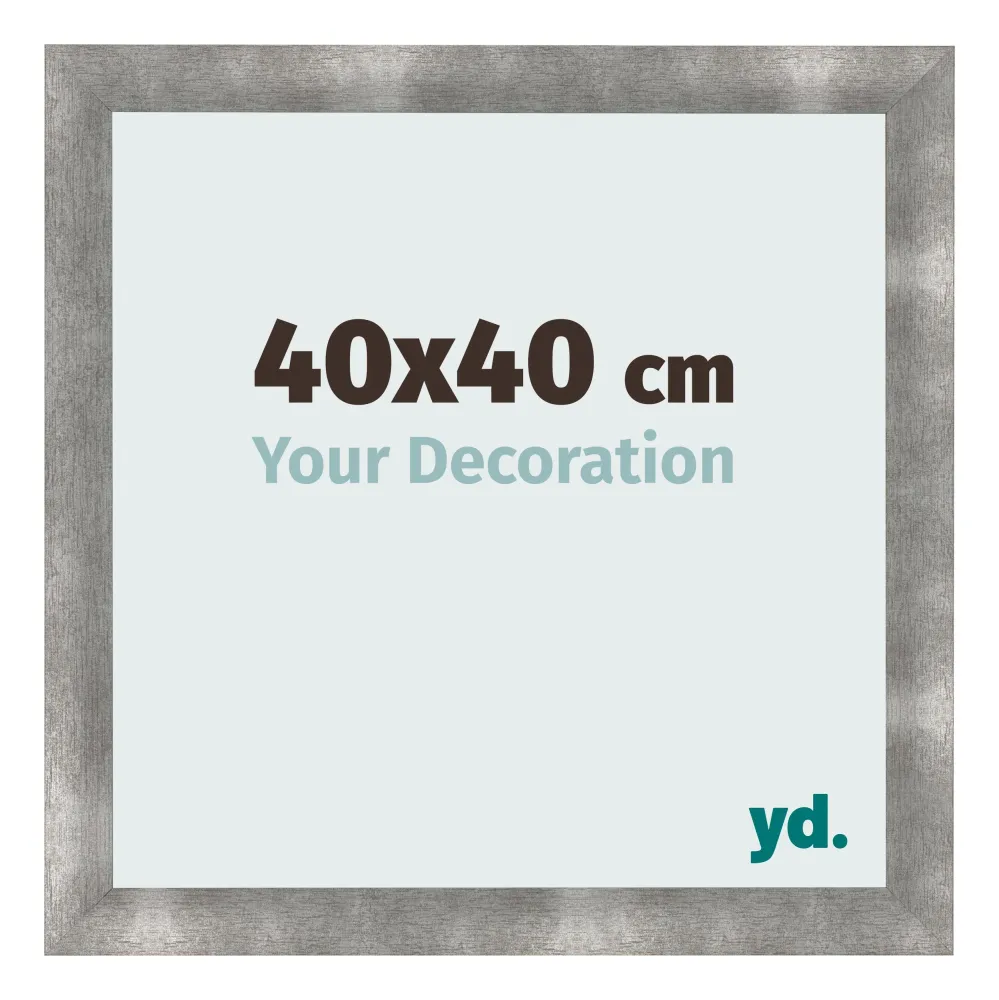 Bilderrahmen 40x40 cm - Metall Vintage - MDF - Pisa