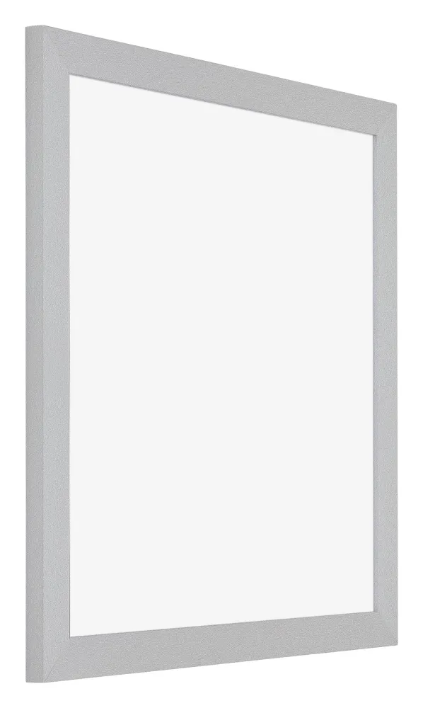 Bilderrahmen 40x40 cm - Silber Matt - MDF - Mura
