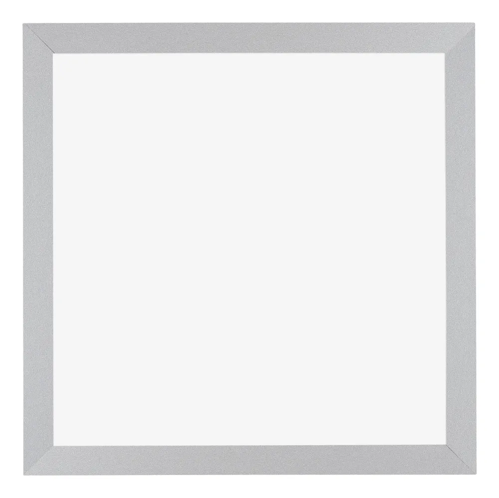 Bilderrahmen 40x40 cm - Silber Matt - MDF - Mura