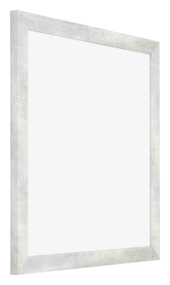 Bilderrahmen 40x40 cm - Silberglanz Vintage - MDF - Mura