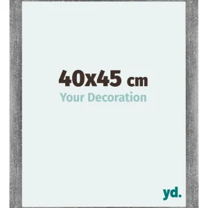 Bilderrahmen 40x45 cm - Grau Gewischt - MDF - Mura