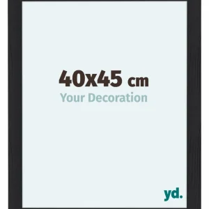 Bilderrahmen 40x45 cm - Schwarz Gemasert - MDF - Como