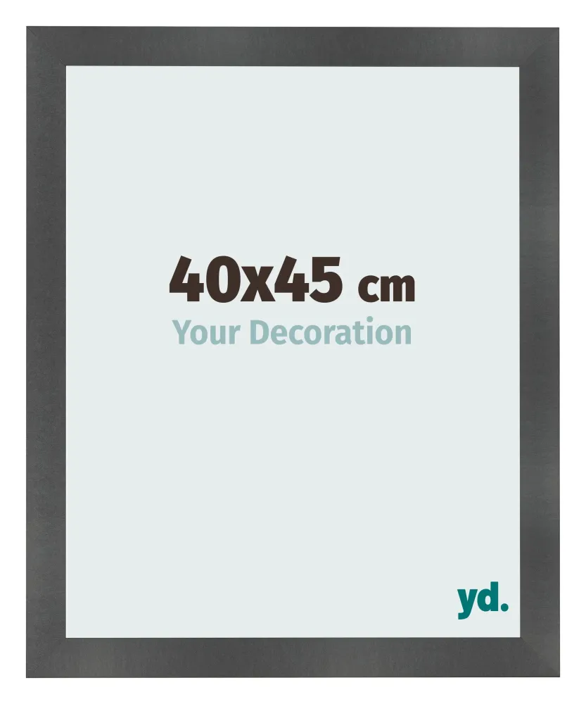 Bilderrahmen 40x45 cm - Schwarz Matt - MDF - Pisa