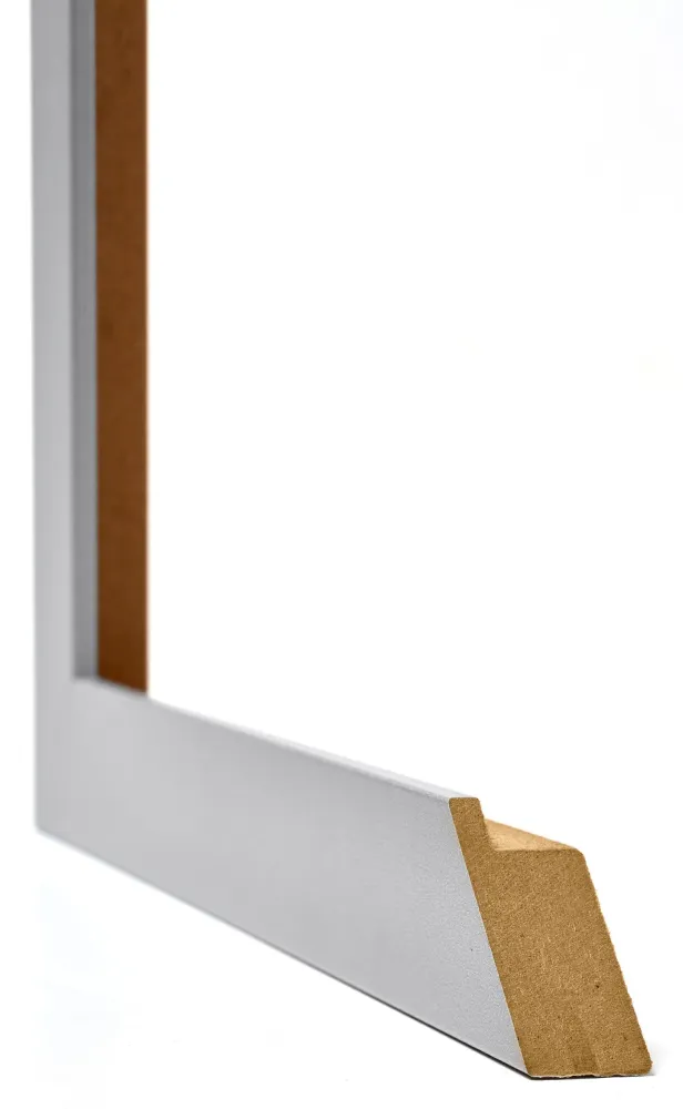 Bilderrahmen 40x45 cm - Silber Matt - MDF - Mura