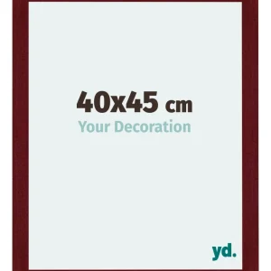 Bilderrahmen 40x45 cm - Weinrot Gewischt - MDF - Mura