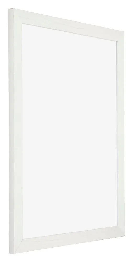 Bilderrahmen 40x45 cm - Weiss Gemasert - MDF - Mura