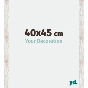 Bilderrahmen 40x45 cm - White Wash - MDF - Catania