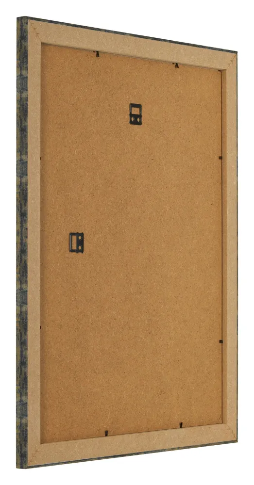 Bilderrahmen 40x50 cm - Blau Gold Meliert - MDF - Pisa