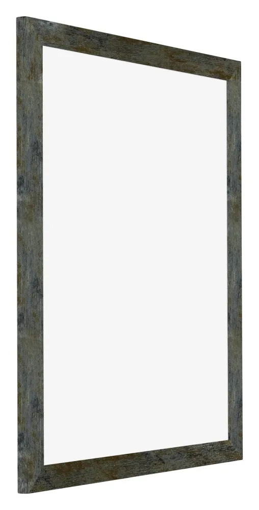 Bilderrahmen 40x50 cm - Blau Gold Meliert - MDF - Mura
